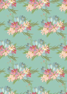 Çiçek cosmos çiğdemler