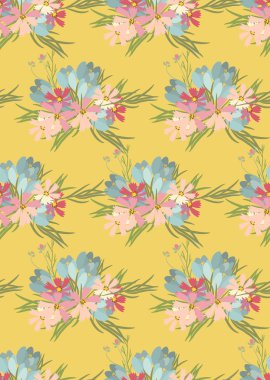 Çiçek cosmos çiğdemler