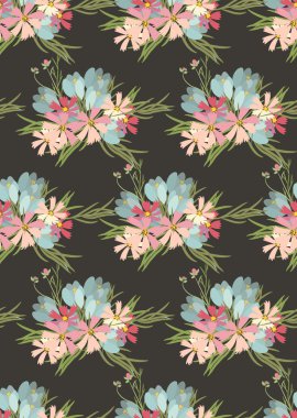 Çiçek cosmos çiçek ve çiğdemler