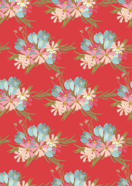 Çiçek cosmos çiçek ve çiğdemler