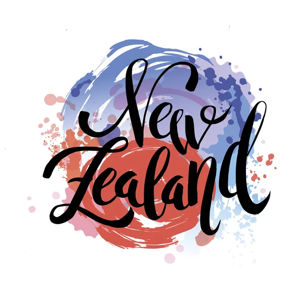 Νέα Ζηλανδία σφραγίδα — Διανυσματικό Αρχείο