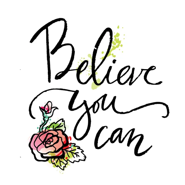 Believe you can. — Stock Vector