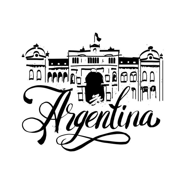 Sello de caucho grunge negro con el nombre de Buenos Aires la capital de Argentina escrito dentro del sello — Vector de stock