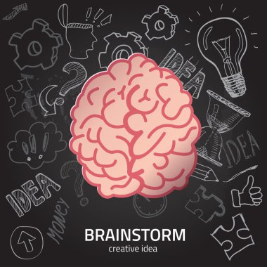 Düşünme öğeleri doodles