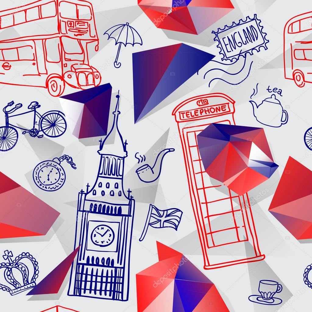 London seamless pattern