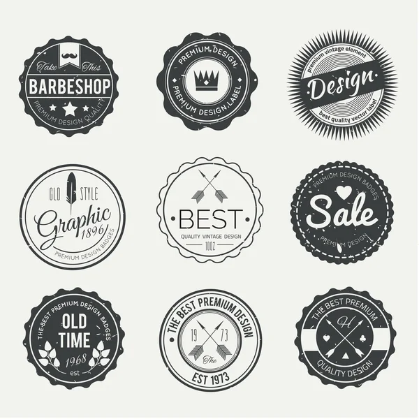 Badges Collection  - vector logos template. — Stock Vector