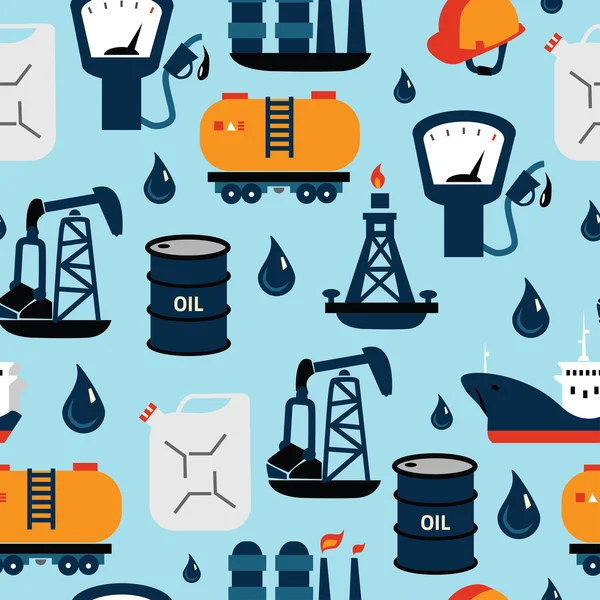 Conjunto de ícones de petróleo e petróleo, ilustração vetorial isolada plana — Vetor de Stock