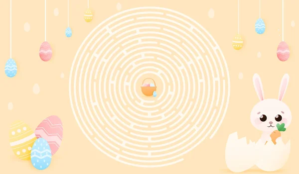 jogo de quebra-cabeça de labirinto para crianças com coelho animal de  desenho animado fofo procurando a pedra de cenoura de comida correta ou  planilha imprimível de minhoca 9989924 Vetor no Vecteezy