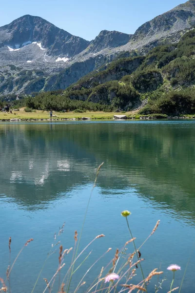 Αλπική λίμνη στα βουνά του Εθνικού Πάρκου Πιρίν, Βουλγαρία — Φωτογραφία Αρχείου