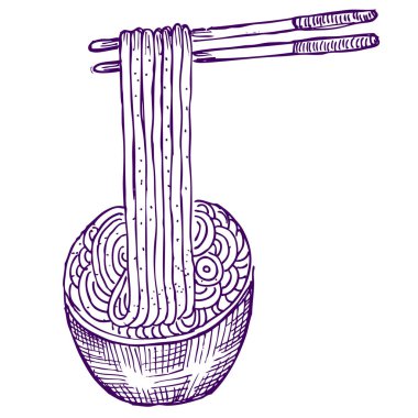 Eriştenin el çizimi vektör çizimi