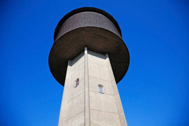 Holmsund, Norrland İsveç - 21 Eylül 2020: artık kullanılmayan su kulesi