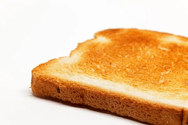 Ein Toast Auf Weißem Hintergrund — Stockfoto