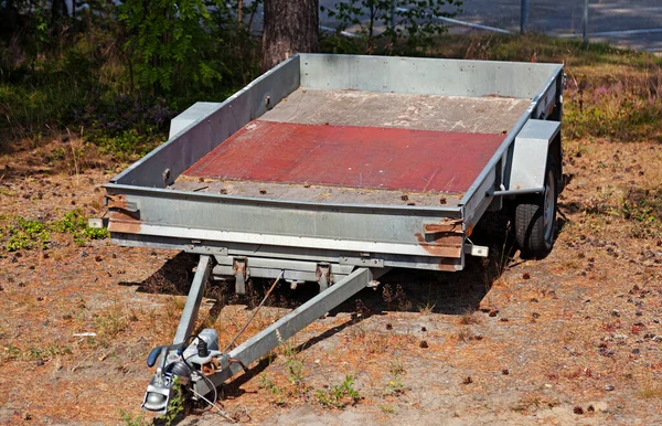 Ordinary Trailer Can Connected Car Towball — Stock Photo, Image