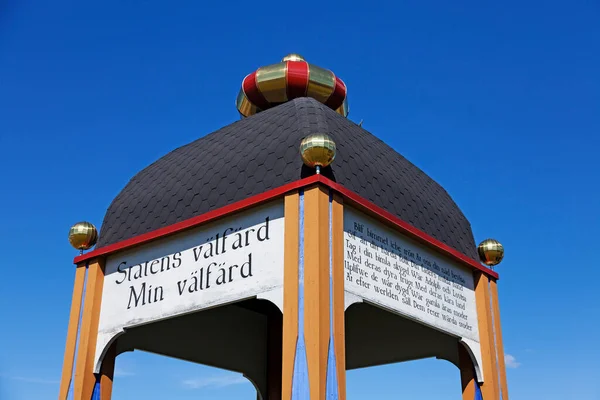 Umea Norrland Schweden Mai 2021 Ein Denkmal Des Königs Nach — Stockfoto