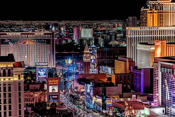 2017 Panoramic View Las Vegas Strip — 스톡 사진