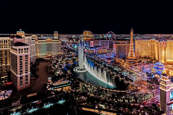 Las Vegas Nevada 2017 Panoramic View Las Vegas Strip — Stock Photo, Image