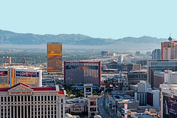 Las Vegas Nevada 2017 Panoramautsikt Över Las Vegas Strip — Stockfoto