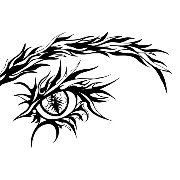 Signo de ojo humano — Vector de stock