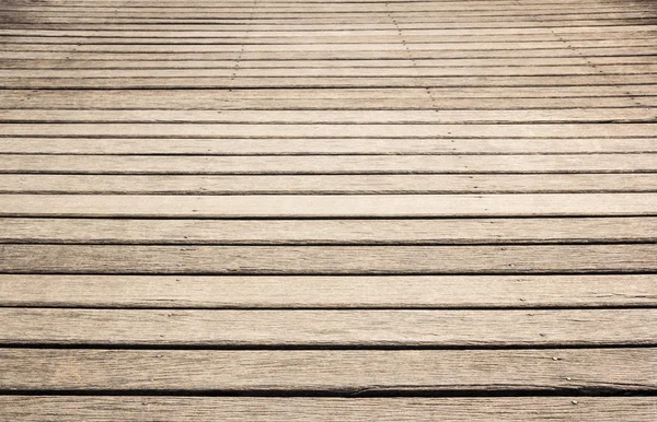 木製の通路のテクスチャーと背景 — ストック写真