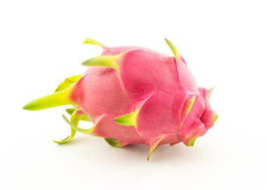 Dragon meyve veya beyaz arka plan üzerinde pitaya