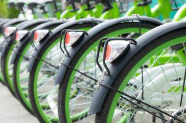 Bisiklet kırmızı arka ışık sırası