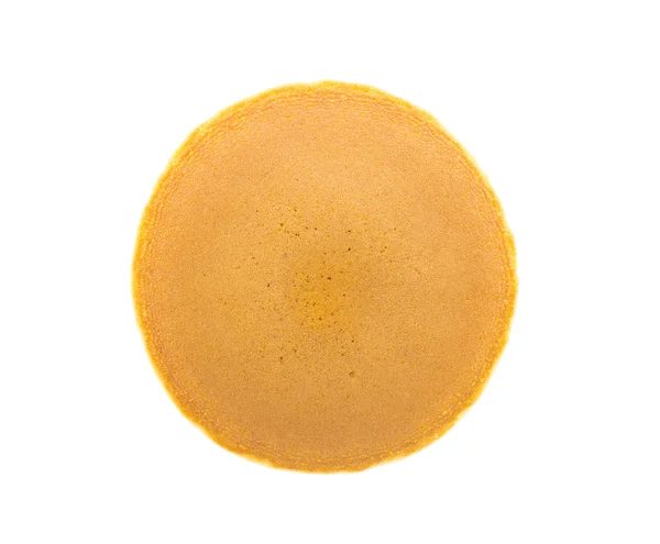 Dorayaki (japoński naleśnik) na białym tle — Zdjęcie stockowe