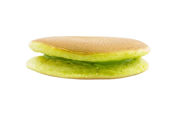 Thaise Pandan vla gevuld Japanse pannenkoek — Stockfoto