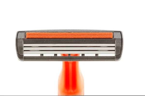 Closeup disposable shaving razor — Stock Photo, Image