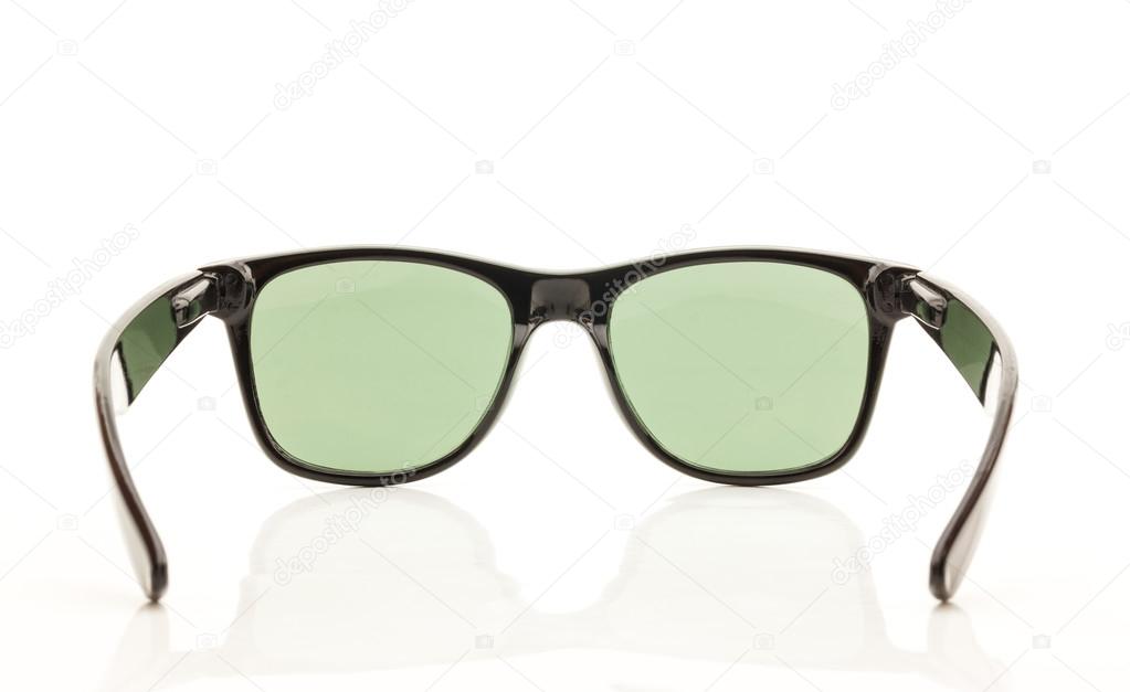 back view of Black sunglasses 
