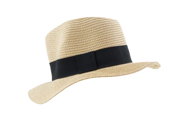 Side view panama hat isolated on white background — Stock Photo, Image