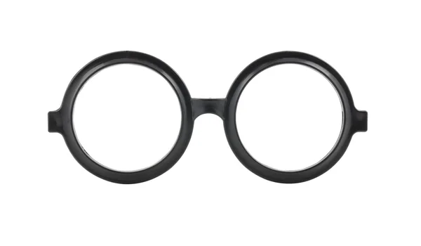 Brille mit rundem Rahmen isoliert auf weißem Hintergrund — Stockfoto