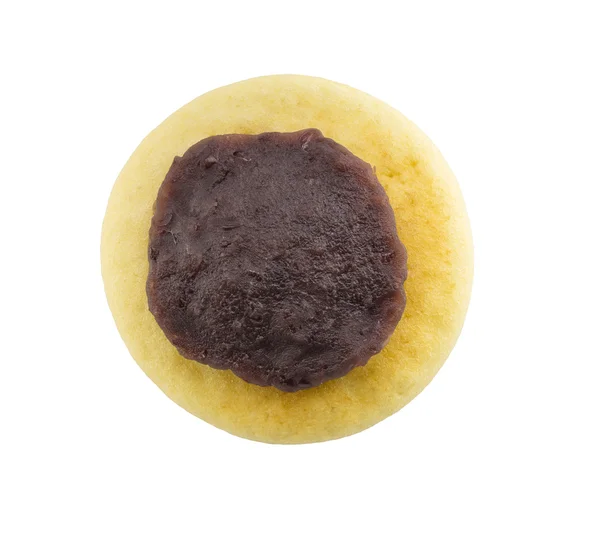 Red bean paste on japanese pancake — Stock Photo, Image