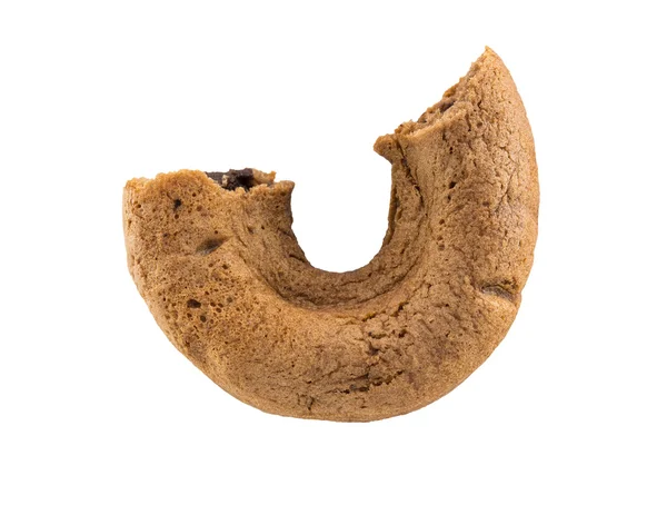 Bitten chocolate donut — Stock Photo, Image