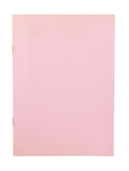 Couverture de livre blanc rose isolé sur fond blanc — Photo