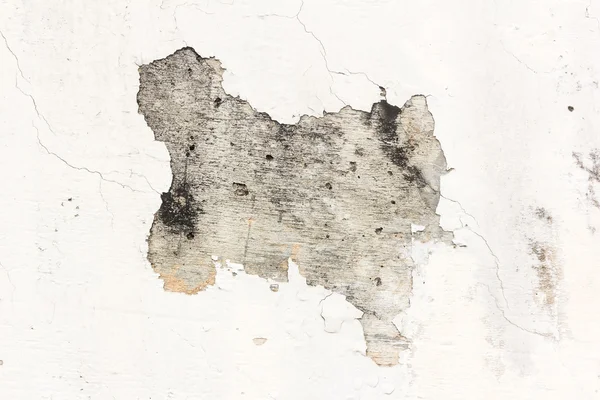 Λευκό χρώμα ξεφλούδισμα σε φόντο τοίχο — Φωτογραφία Αρχείου