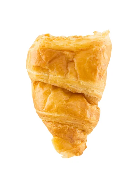 Croissant aislado sobre fondo blanco — Foto de Stock