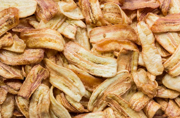 Chips de plátano fritos en rodajas — Foto de Stock