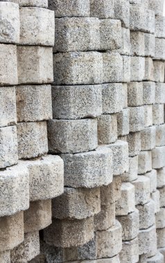 beton blok arka planını yığılmış