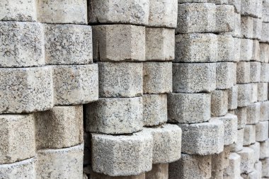 beton blok arka planını yığılmış