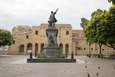 Santo Domingo Dominik Cumhuriyeti 2 Nisan tarihinde: Christopher Columbus Meydanı.