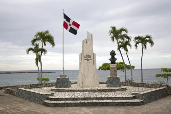 Rua em bairros históricos em Santo Domingo República Dominicana — Fotografia de Stock