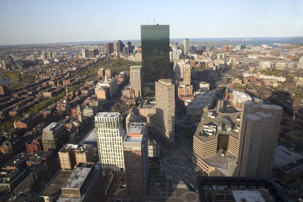 Vista panorámica de Boston como se ve desde la torre Prudential —  Fotos de Stock