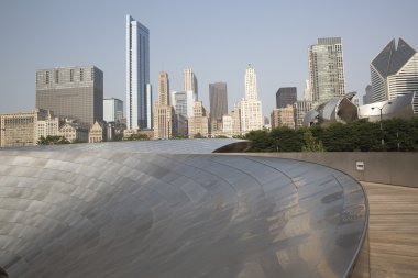 Genel kan basıncı geçit Millenium Park Chicago, Il.