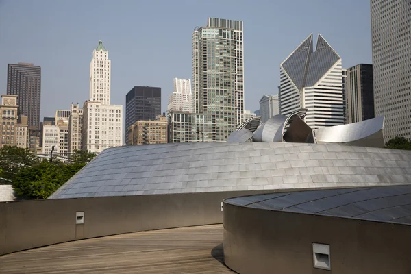 Veřejné Bp chodník v parku Millenium v Chicagu, Il. — Stock fotografie