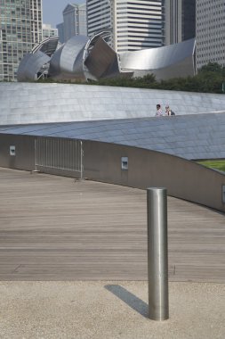 Genel kan basıncı geçit Millenium Park Chicago, Il