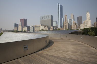 Genel kan basıncı geçit Millenium Park Chicago, Il.