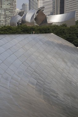 Genel kan basıncı geçit Millenium Park Chicago, Il.