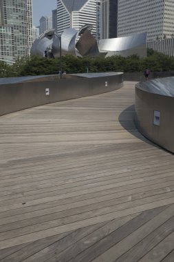 Genel kan basıncı geçit Millenium Park Chicago, Il.