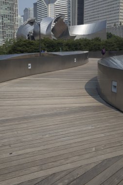 Genel kan basıncı geçit Millenium Park Chicago, Il.