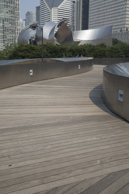 Genel kan basıncı geçit Millenium Park Chicago, Il.